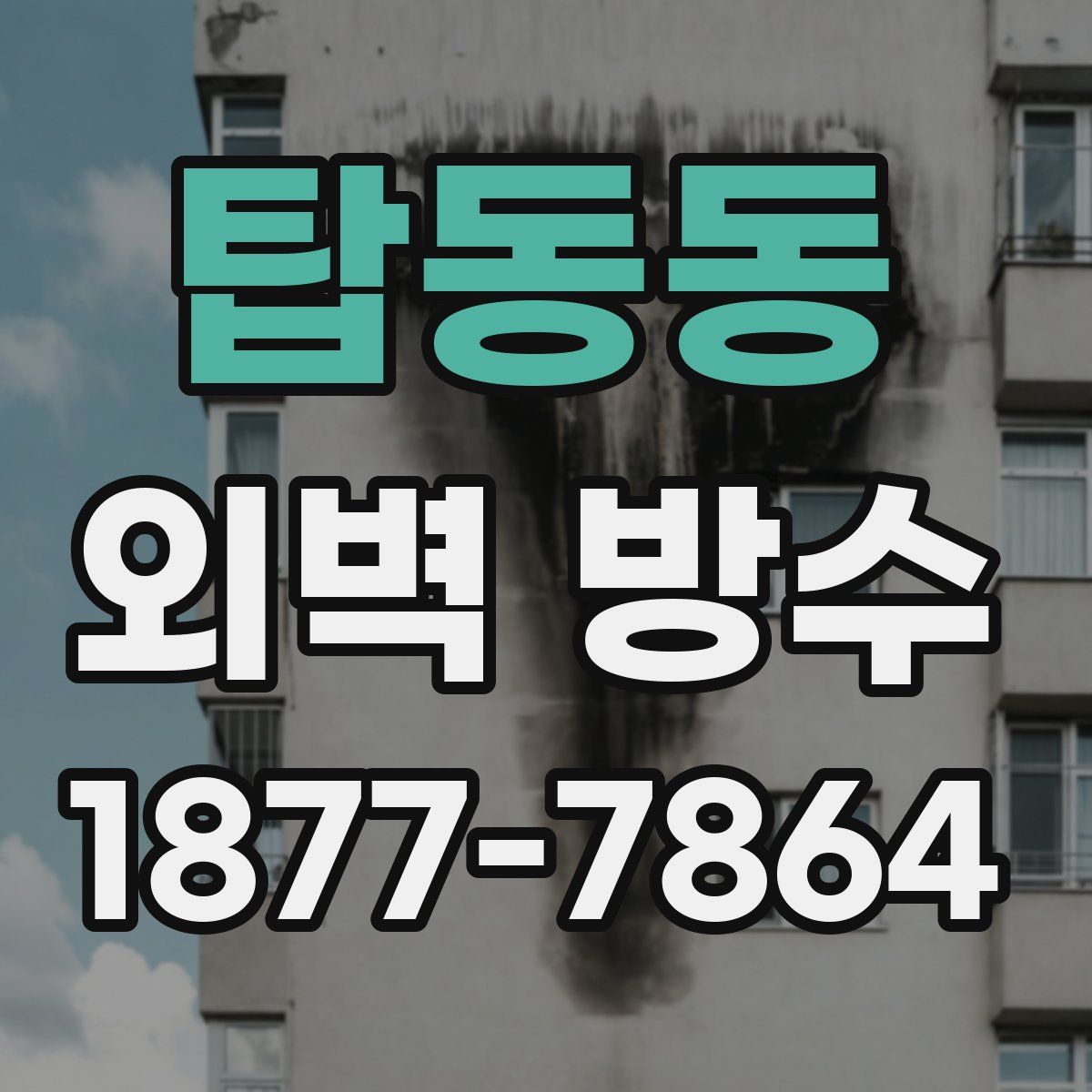 탑동동 외벽 방수