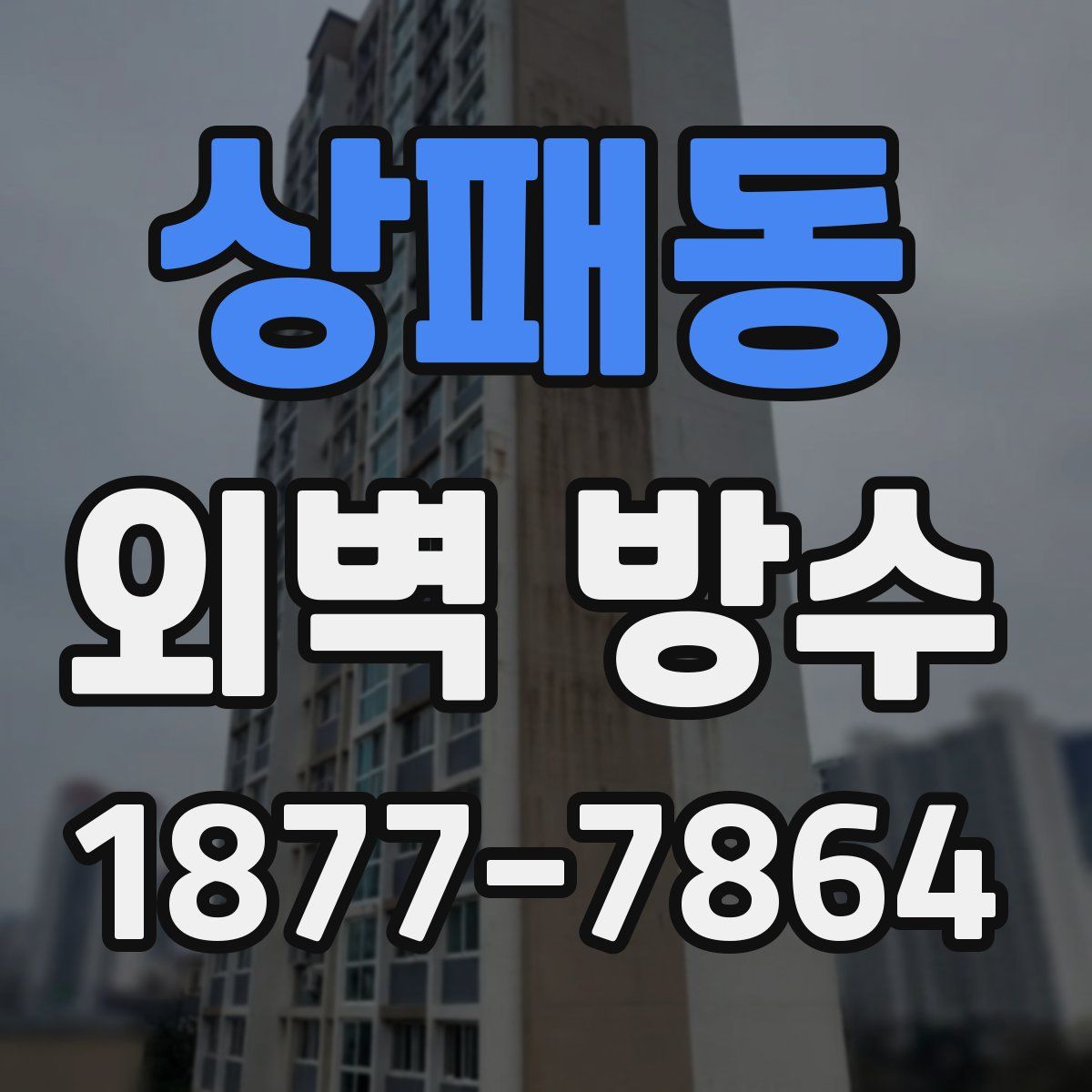 상패동 외벽 방수