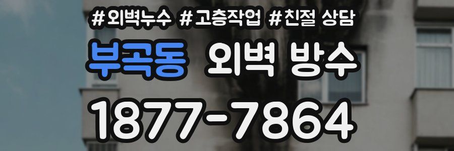 부곡동 외벽 방수