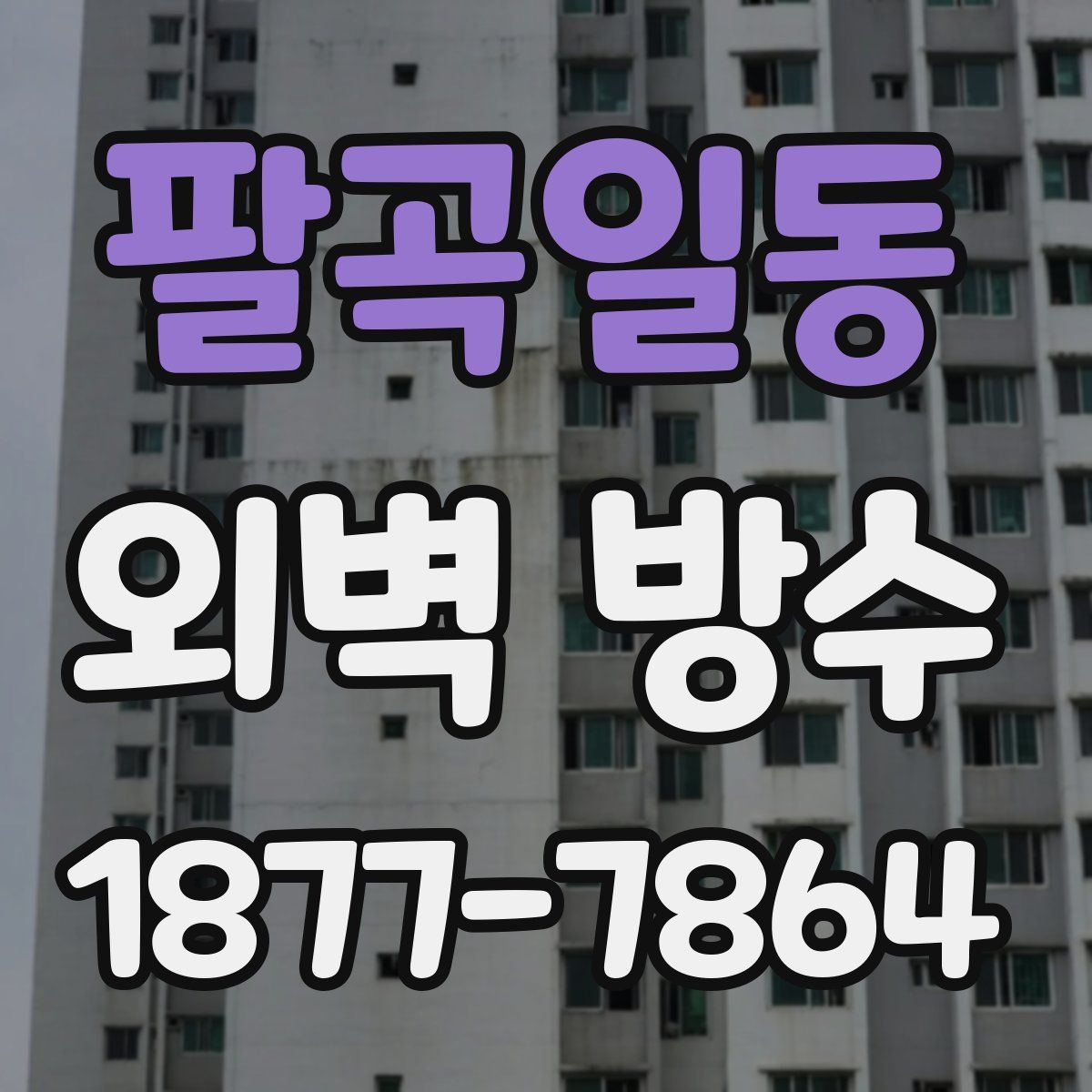 팔곡일동 외벽 방수
