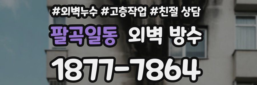 팔곡일동 외벽 방수
