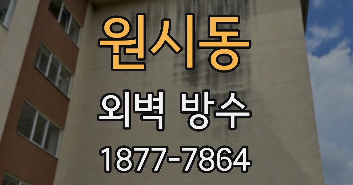 원시동 외벽 방수