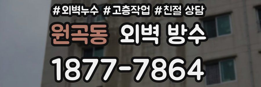 원곡동 외벽 방수