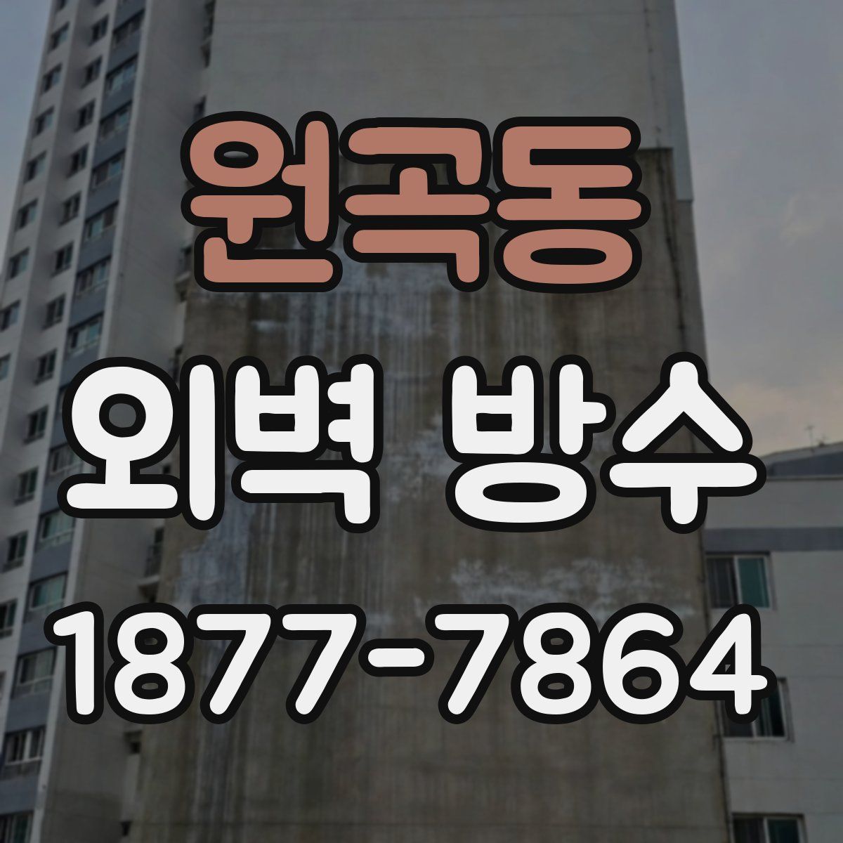 원곡동 외벽 방수