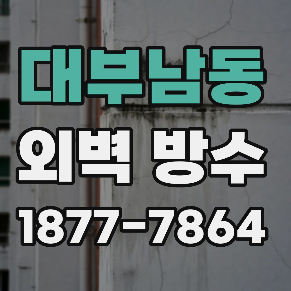 대부남동 외벽 방수
