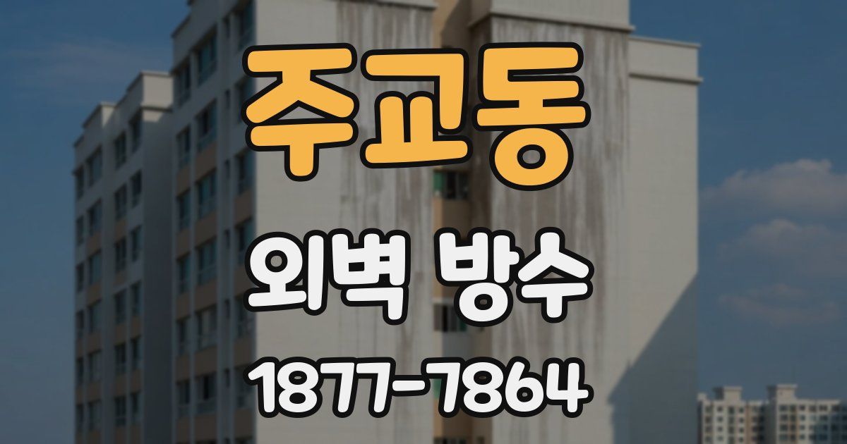 주교동 외벽 방수