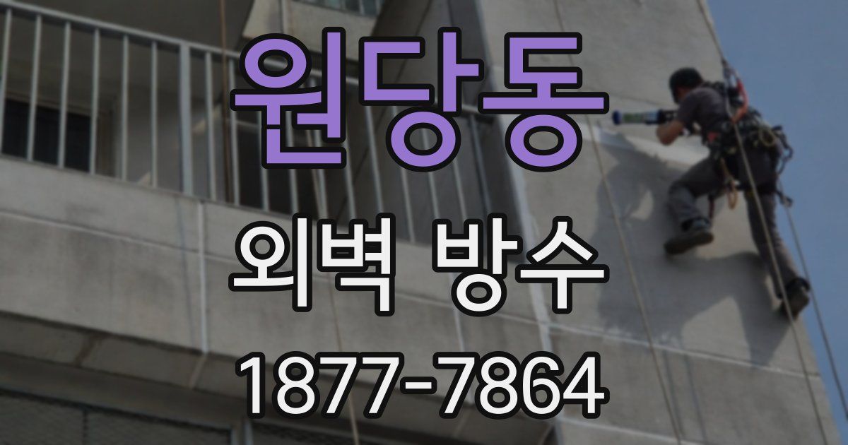 원당동 외벽 방수
