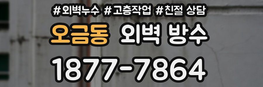 오금동 외벽 방수