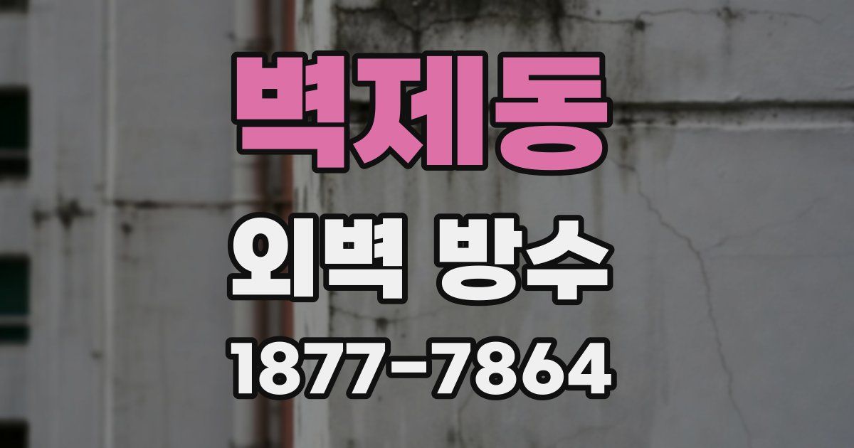 벽제동 외벽 방수