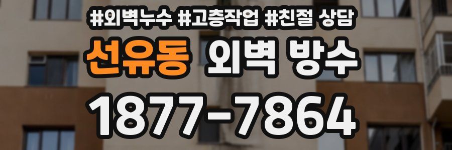 선유동 외벽 방수