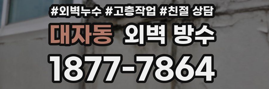 대자동 외벽 방수