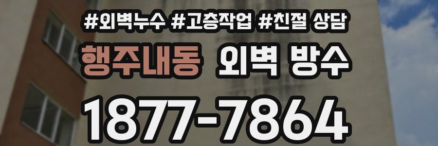 행주내동 외벽 방수