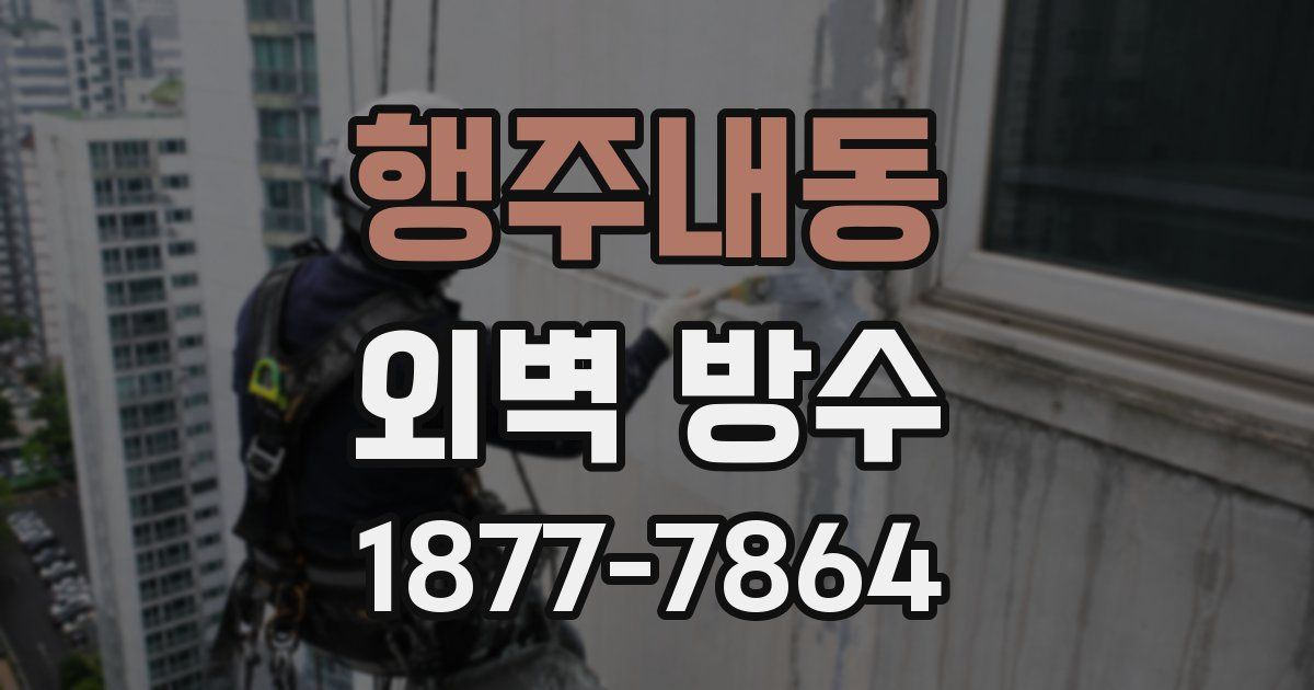 행주내동 외벽 방수