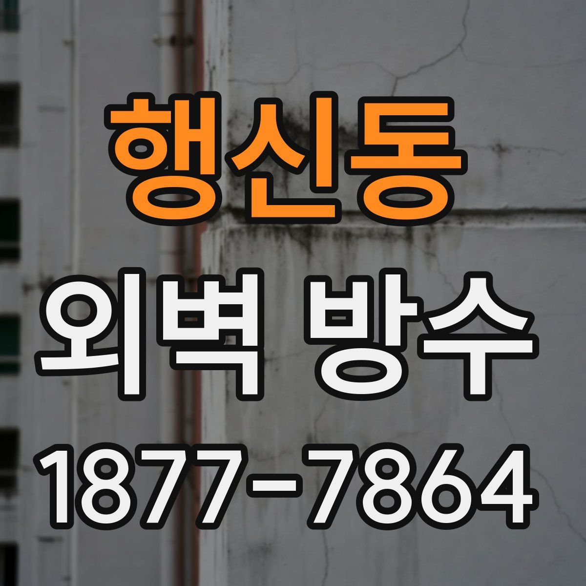 행신동 외벽 방수
