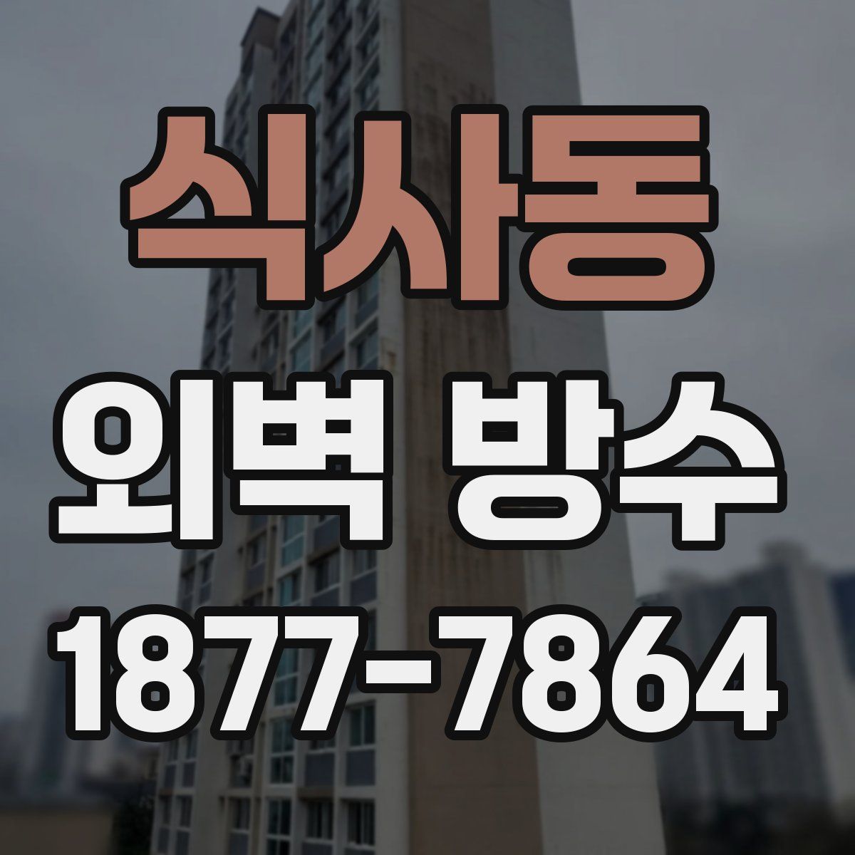 식사동 외벽 방수