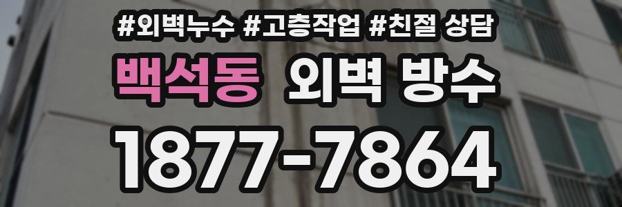 백석동 외벽 방수
