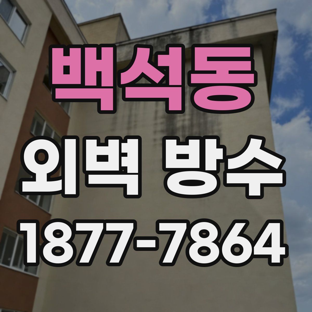 백석동 외벽 방수