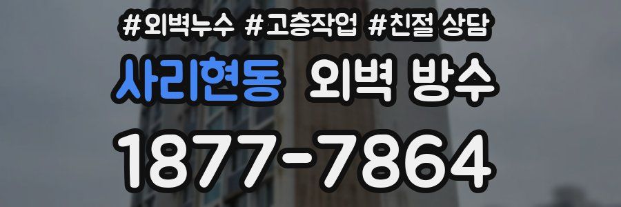 사리현동 외벽 방수