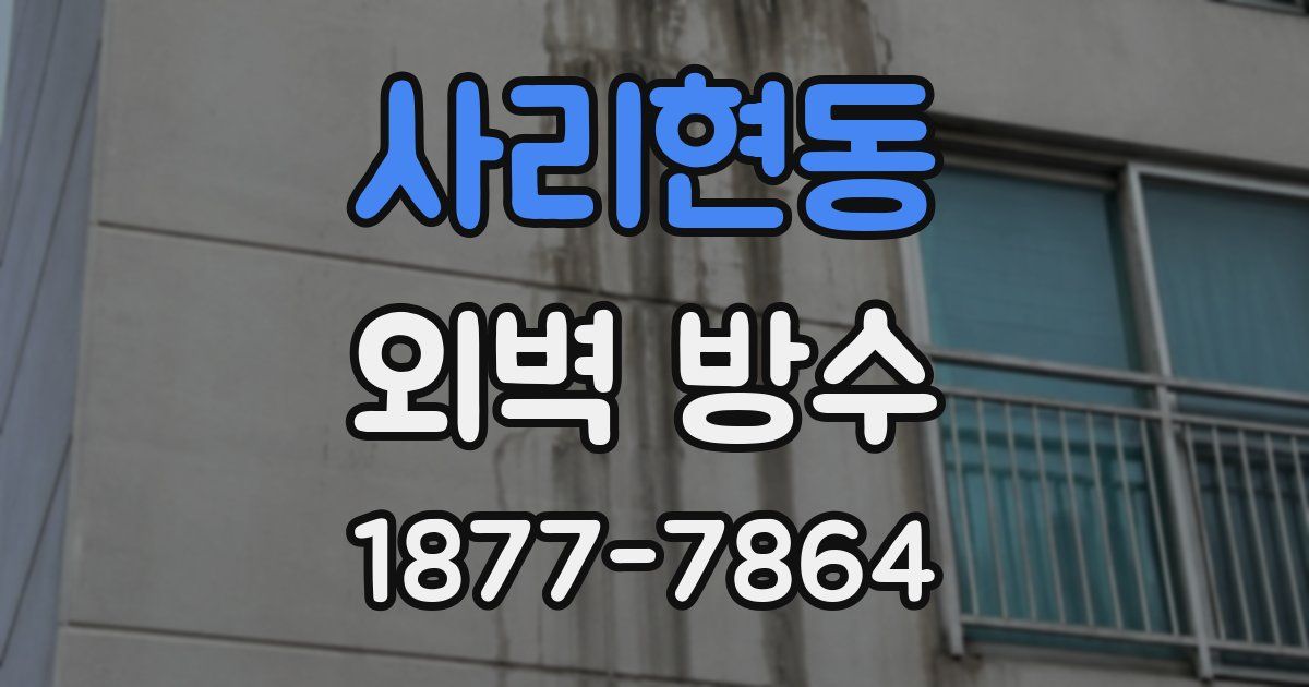 사리현동 외벽 방수
