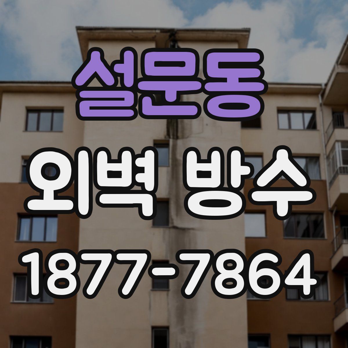 설문동 외벽 방수