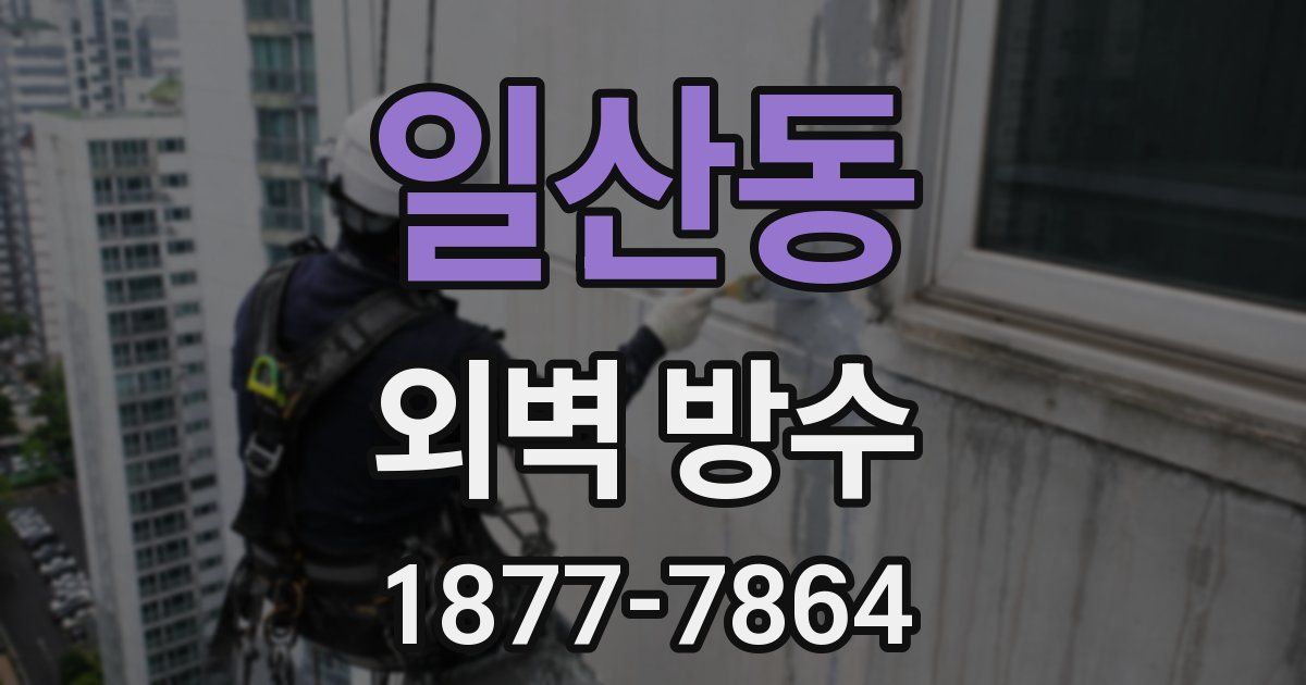 일산동 외벽 방수
