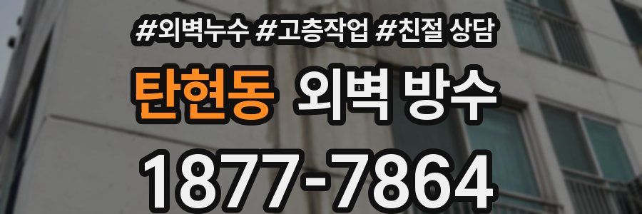 탄현동 외벽 방수