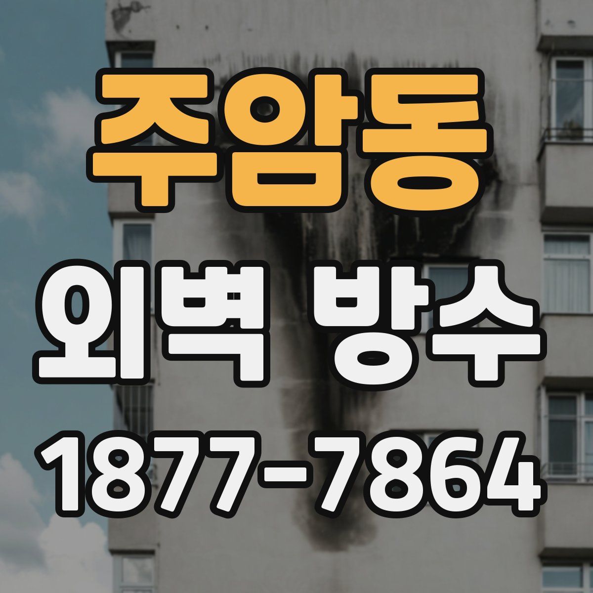 주암동 외벽 방수