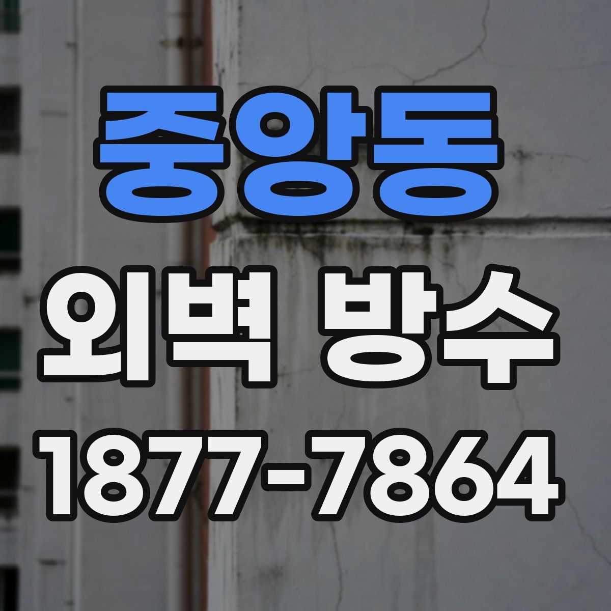중앙동 외벽 방수