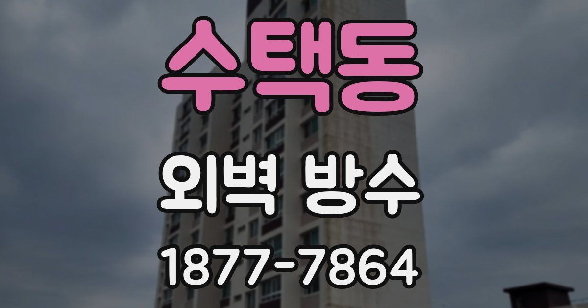 수택동 외벽 방수