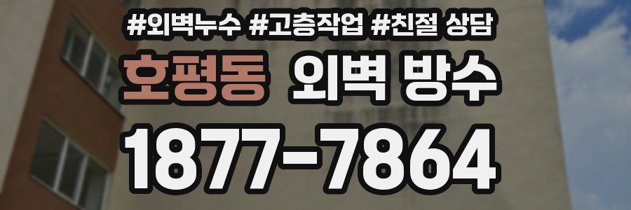 호평동 외벽 방수