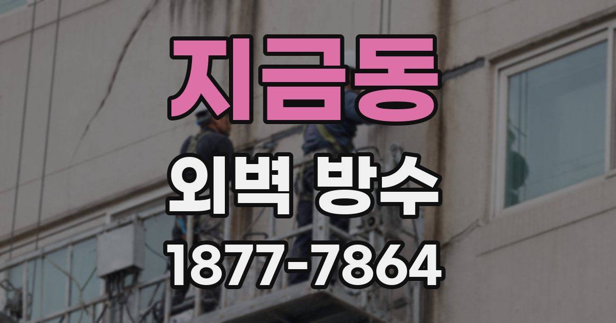지금동 외벽 방수