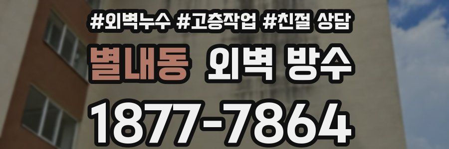 별내동 외벽 방수
