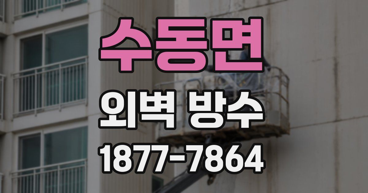 수동면 외벽 방수