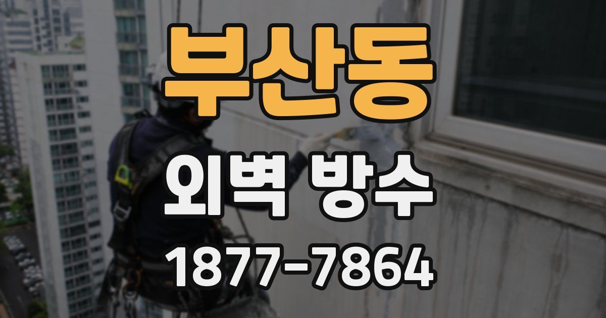 부산동 외벽 방수