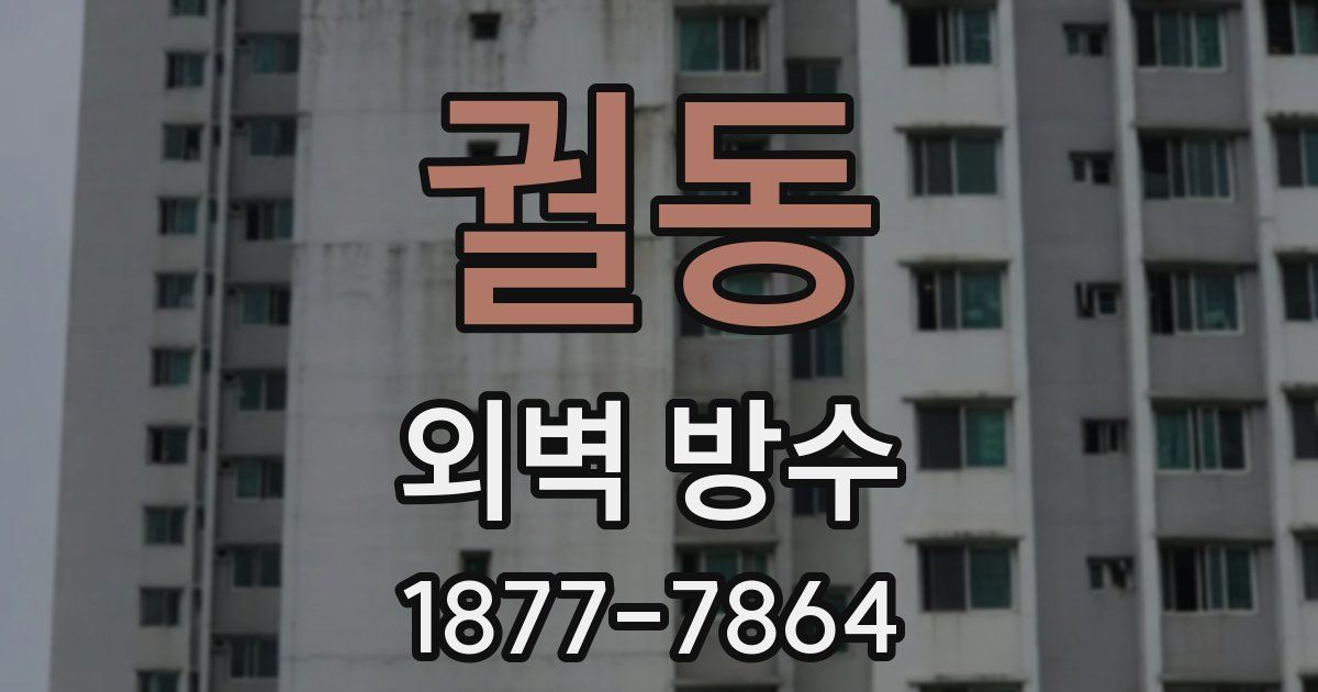 궐동 외벽 방수