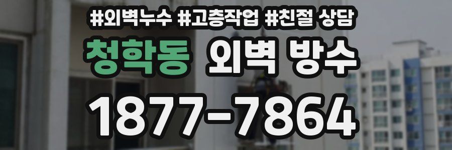 청학동 외벽 방수