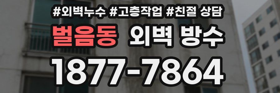 벌음동 외벽 방수