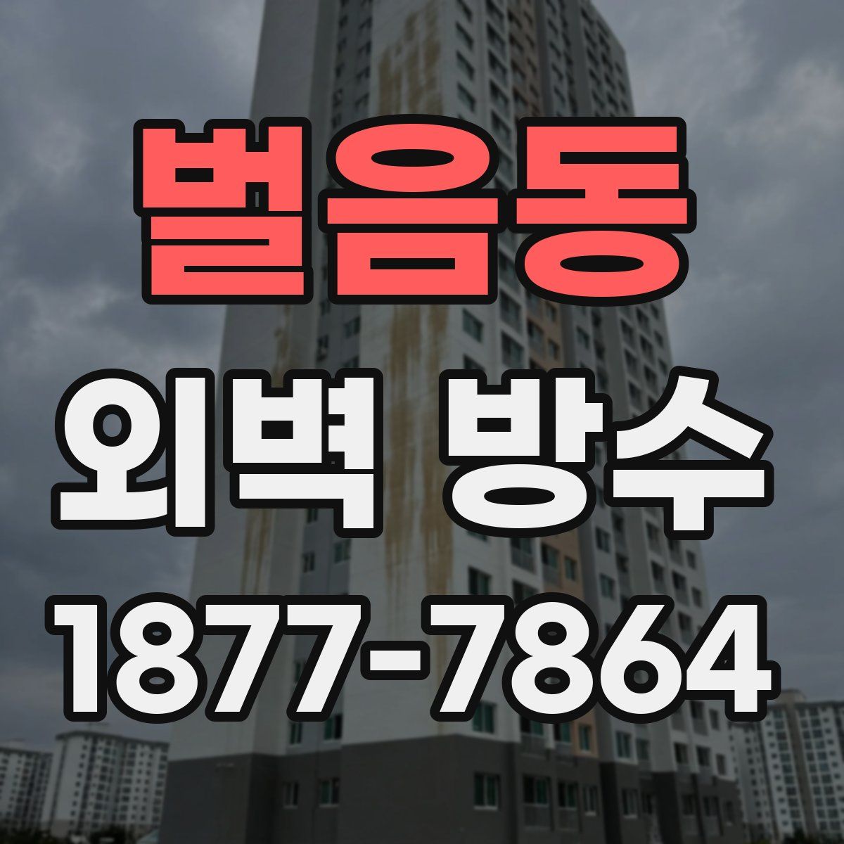 벌음동 외벽 방수