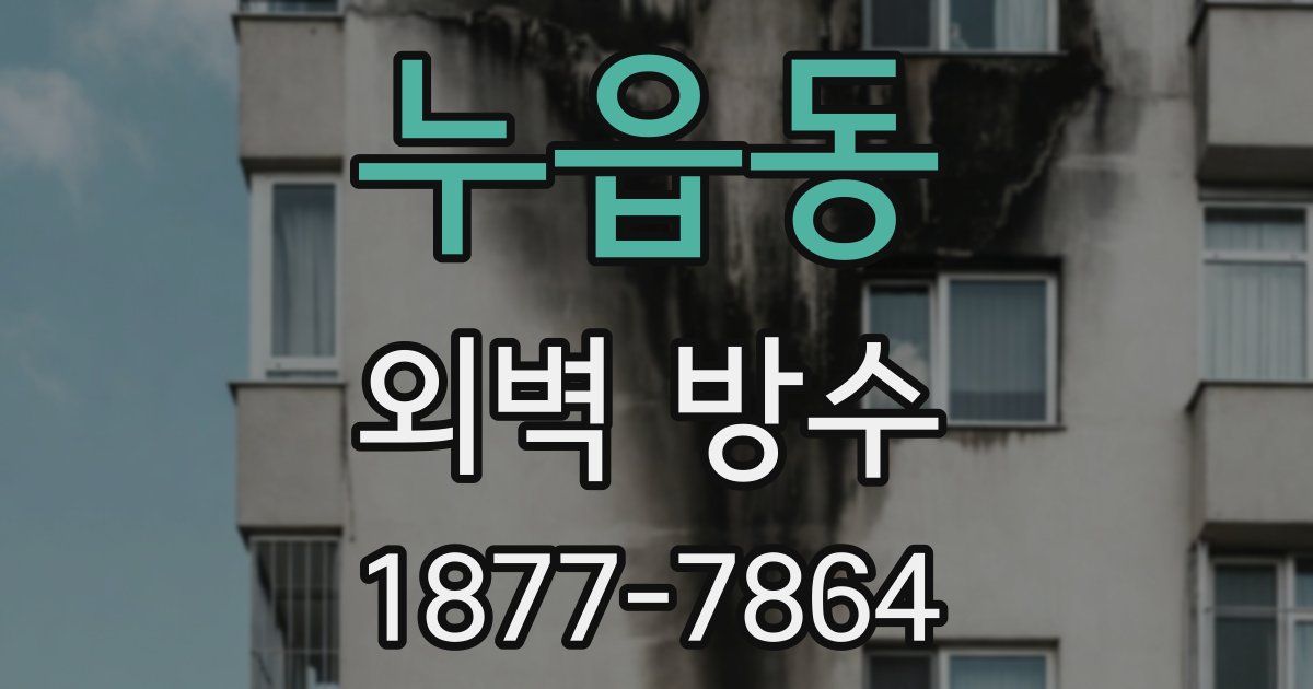 누읍동 외벽 방수