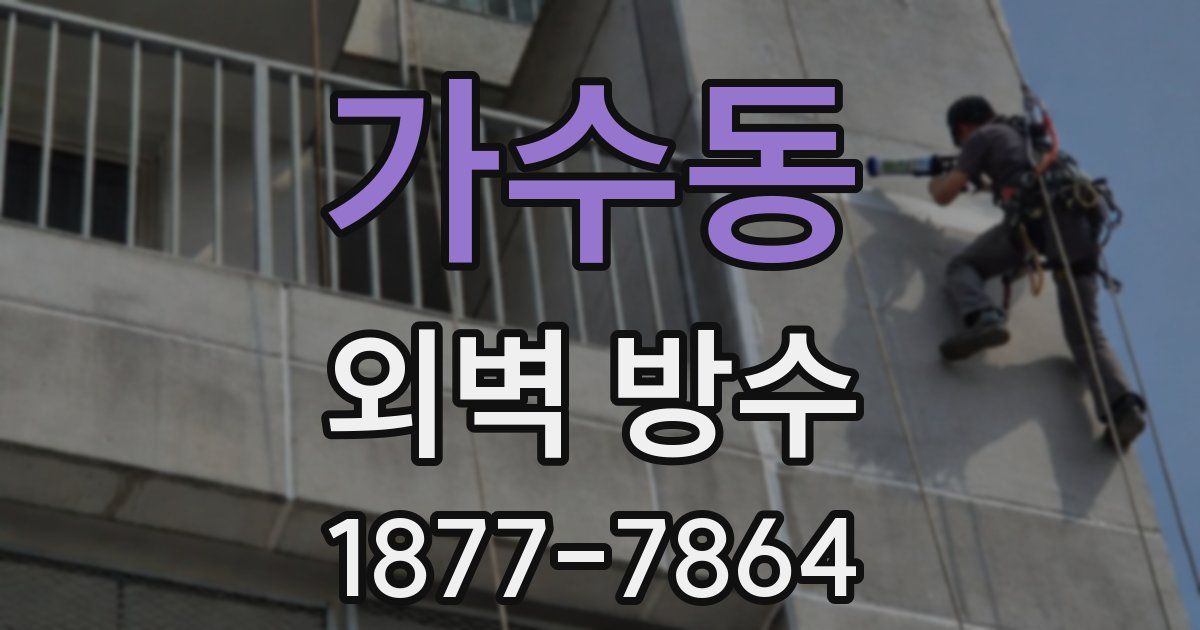 가수동 외벽 방수