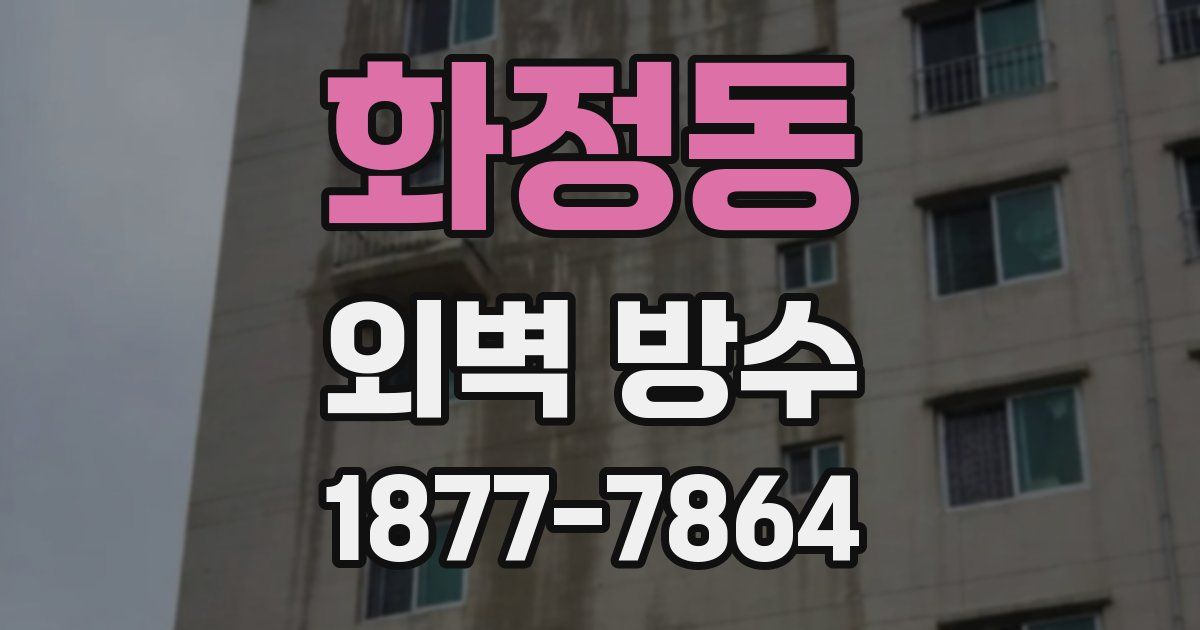 화정동 외벽 방수