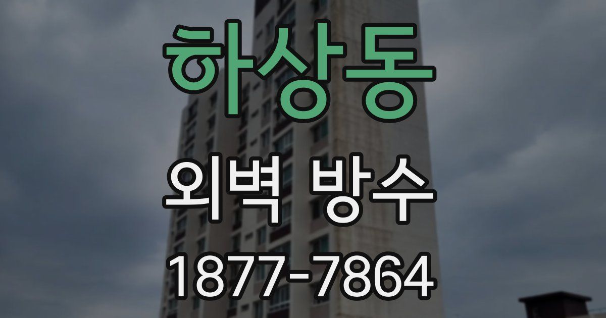 하상동 외벽 방수