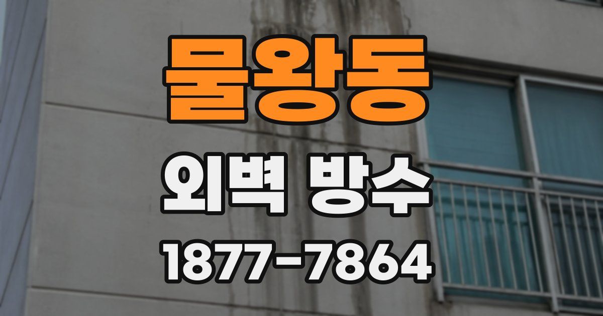 물왕동 외벽 방수