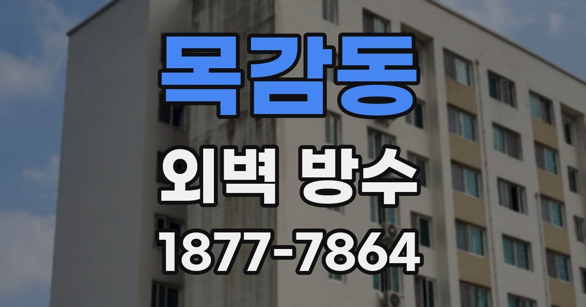 목감동 외벽 방수