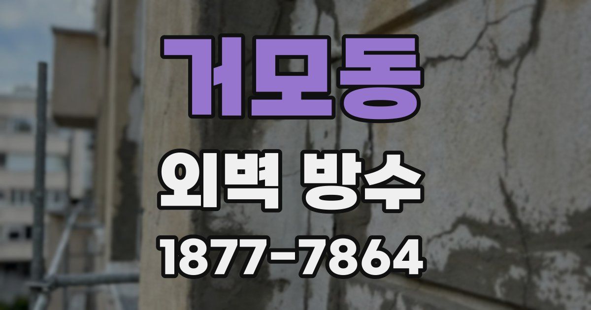 거모동 외벽 방수