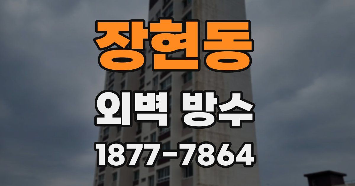 장현동 외벽 방수