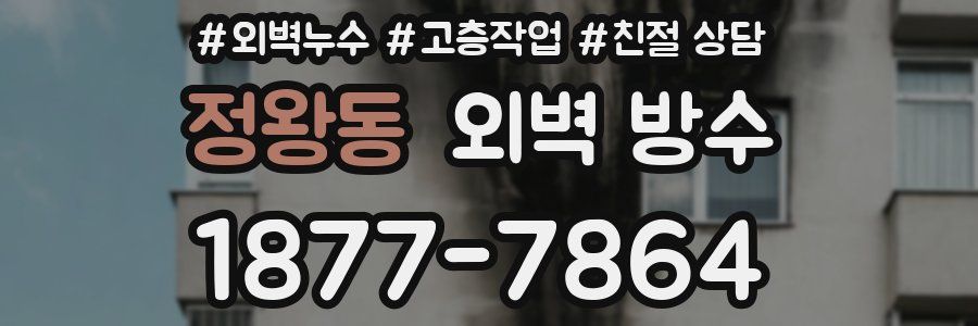 정왕동 외벽 방수