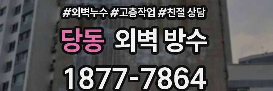 당동 외벽 방수