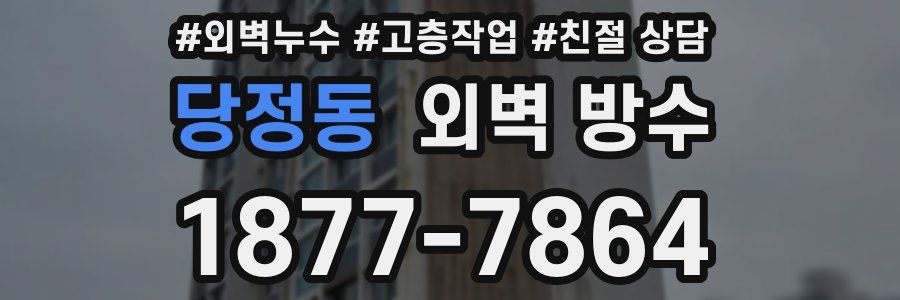 당정동 외벽 방수