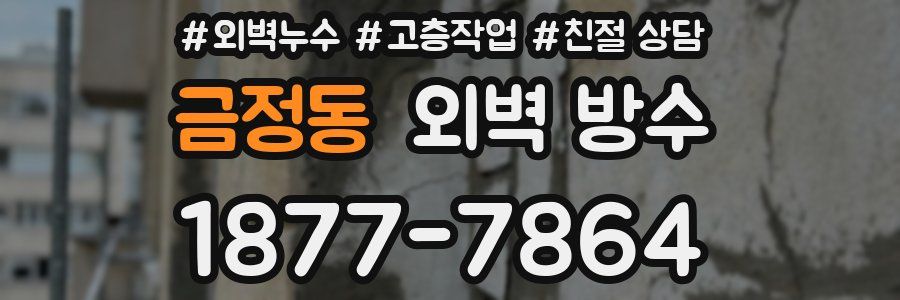 금정동 외벽 방수